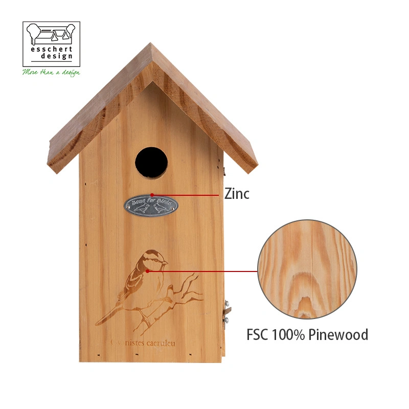 Nk65 Factory Price Handwoven Birdhouses Home Wood Bird House Unique Product Mothers Day Gifts