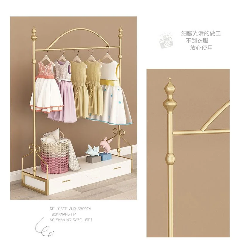 Wooden Baby Clothes Display Stand Baby Clothing Shop Decoration