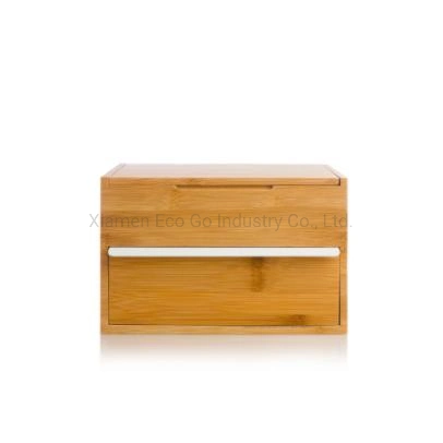 Bamboo Essential Oil Storage Box 2-Tier Aromatherapy Essential Oil Wooden Bamboo Storage Box