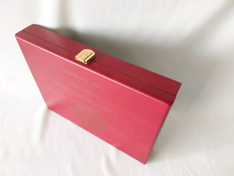 Wooden Box Wood Box Coin Storage Box Badge Medal Box Wine Box Packing Box Jewelry Box