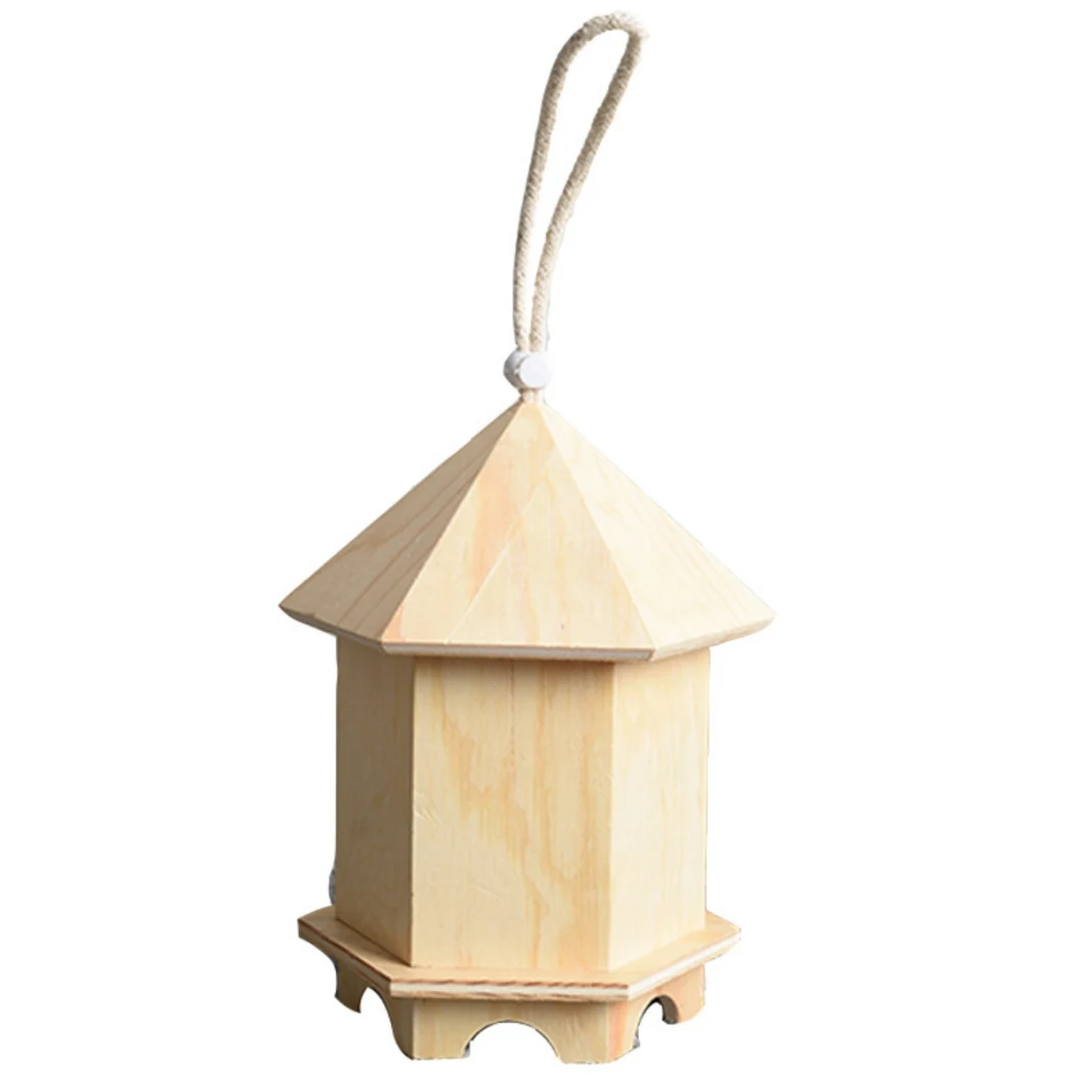 64pcreative Outdoor Wooden Crafts Wooden Hanging Bird House