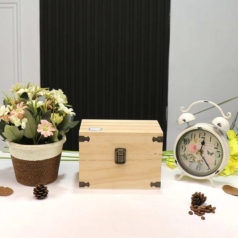 Wholesale Wooden Gift Box Chest Wooden Food Packaging Refined Tea Gift Box