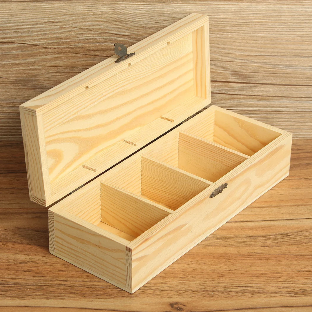 Wholesale Custom Logo Printing Reusable Wooden Tea Packaging Piano Lacquered Gift Storage Boxes