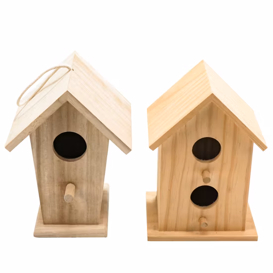 Sdb002XL Wholesale Wooden Bird Cage Bird House Outdoor